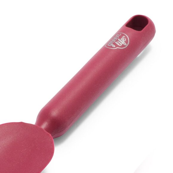 GreenLife Easy Reach Silicone Spatula Steel Core Red for Blenders NEW Tool - Picture 3 of 12